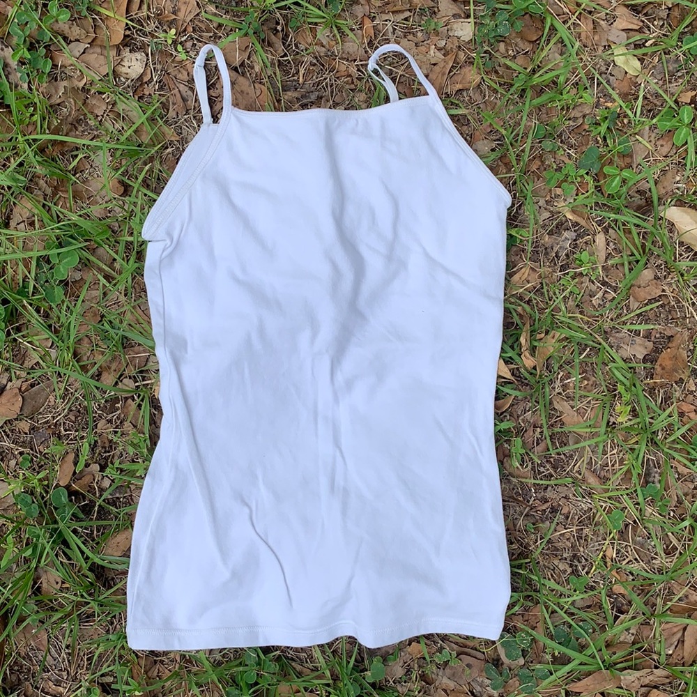 Girls Old Navy Fitted White Cami